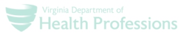 Virginia dept of heath professions logo